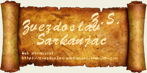 Zvezdoslav Sarkanjac vizit kartica